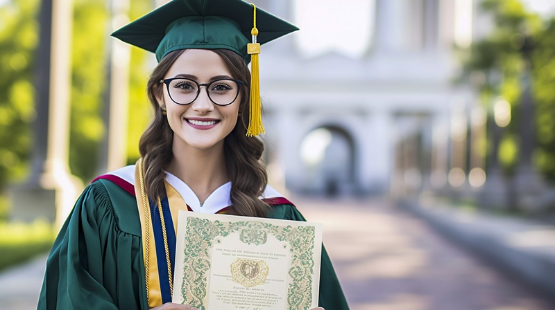 Pharmacy student studying